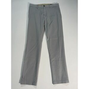 Banana Republic Rapid Movement Chino Pants Gray Morning Fog 33x34 Skinny